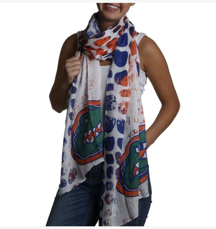 Florida Gators Animal Print Scarf