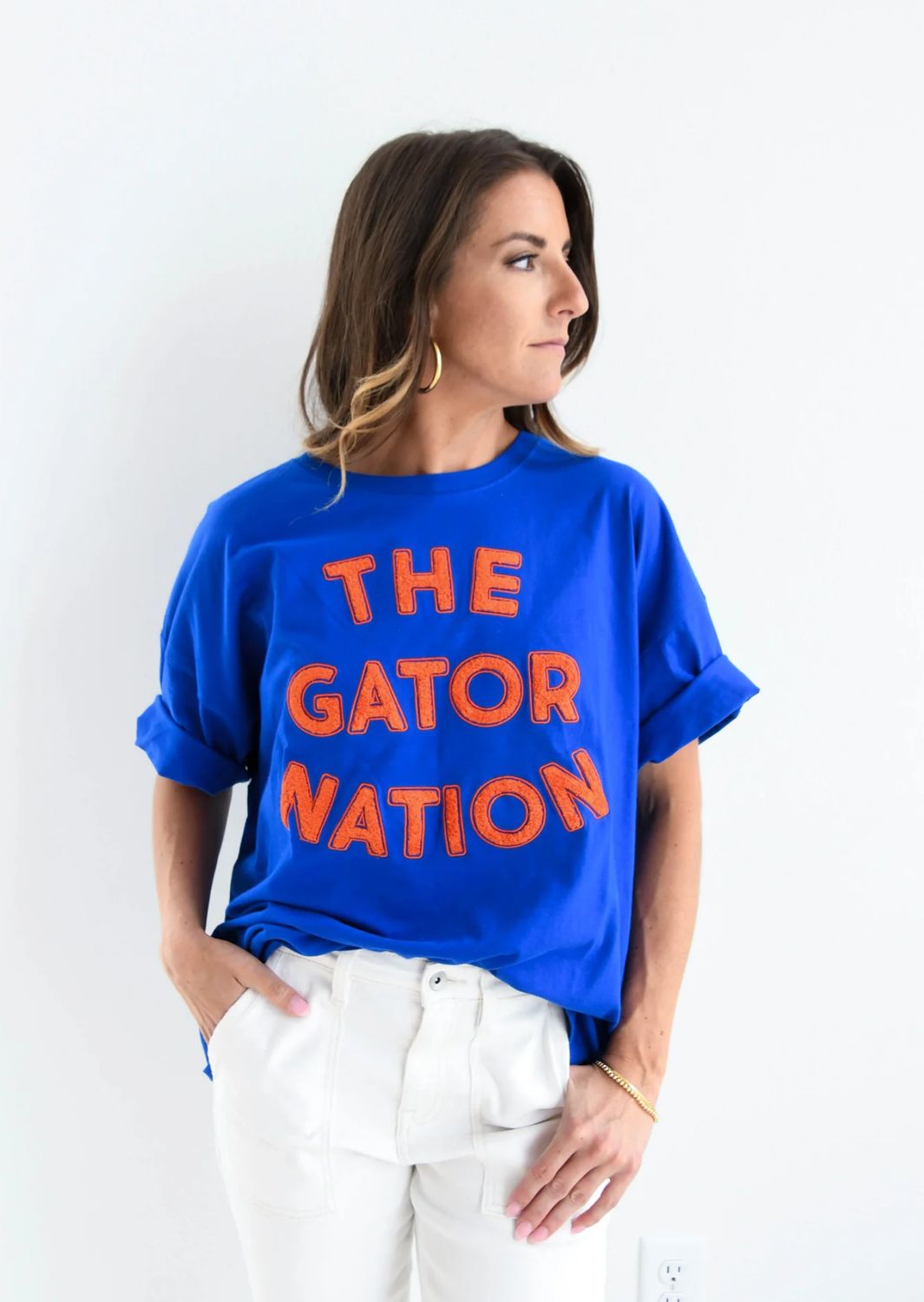 Florida Perkins Chenille Oversized Band Tee