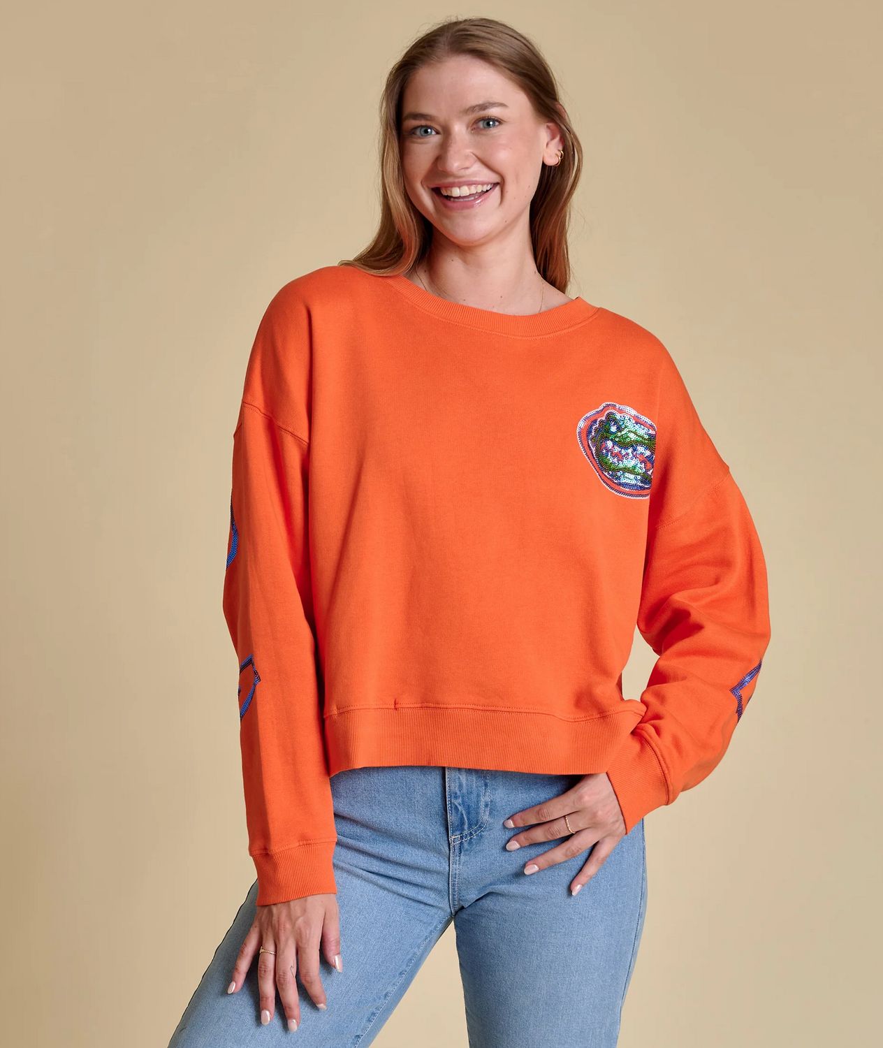 The Sequin Boxy Sweatshirt