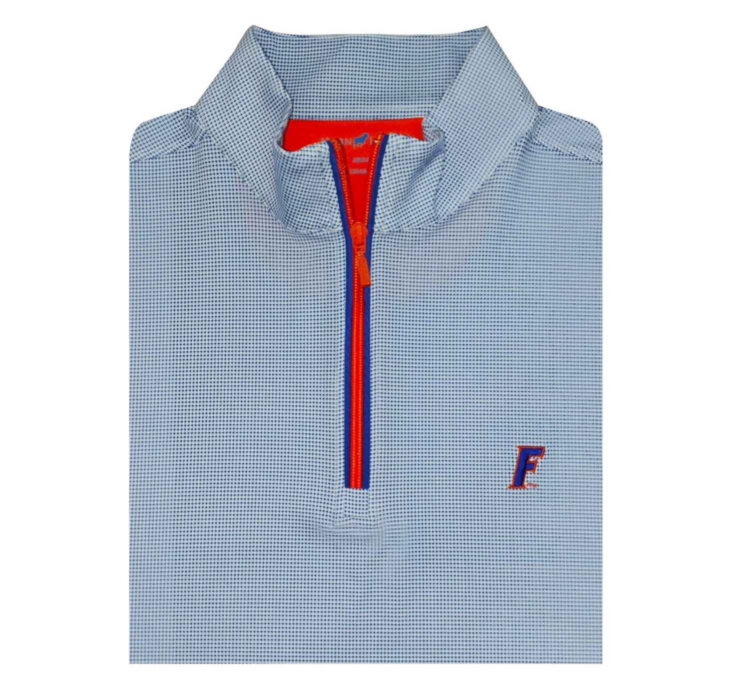 Florida Gators White and Blue Shepherd Pullover