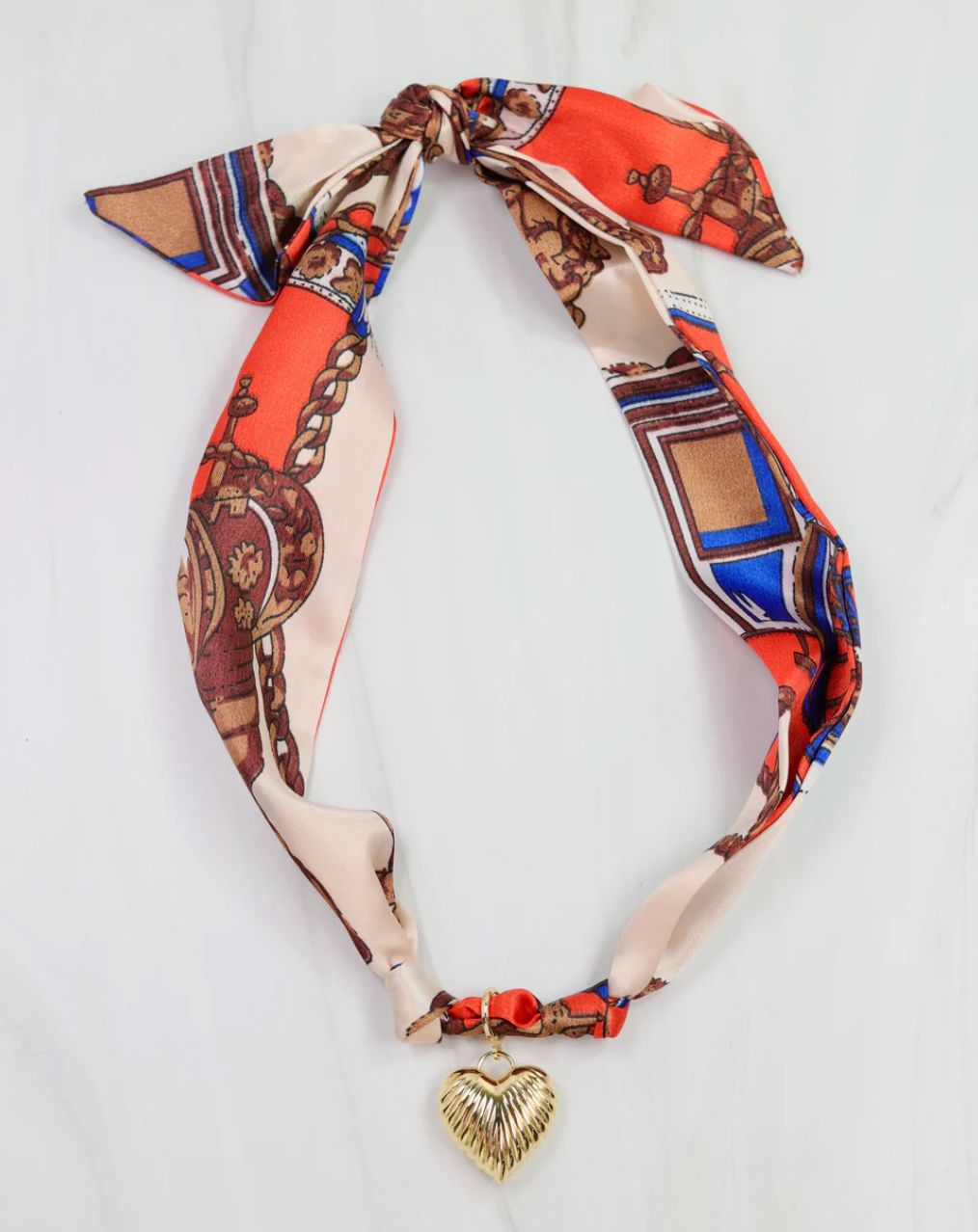 Lillie Scarf Charm Necklace