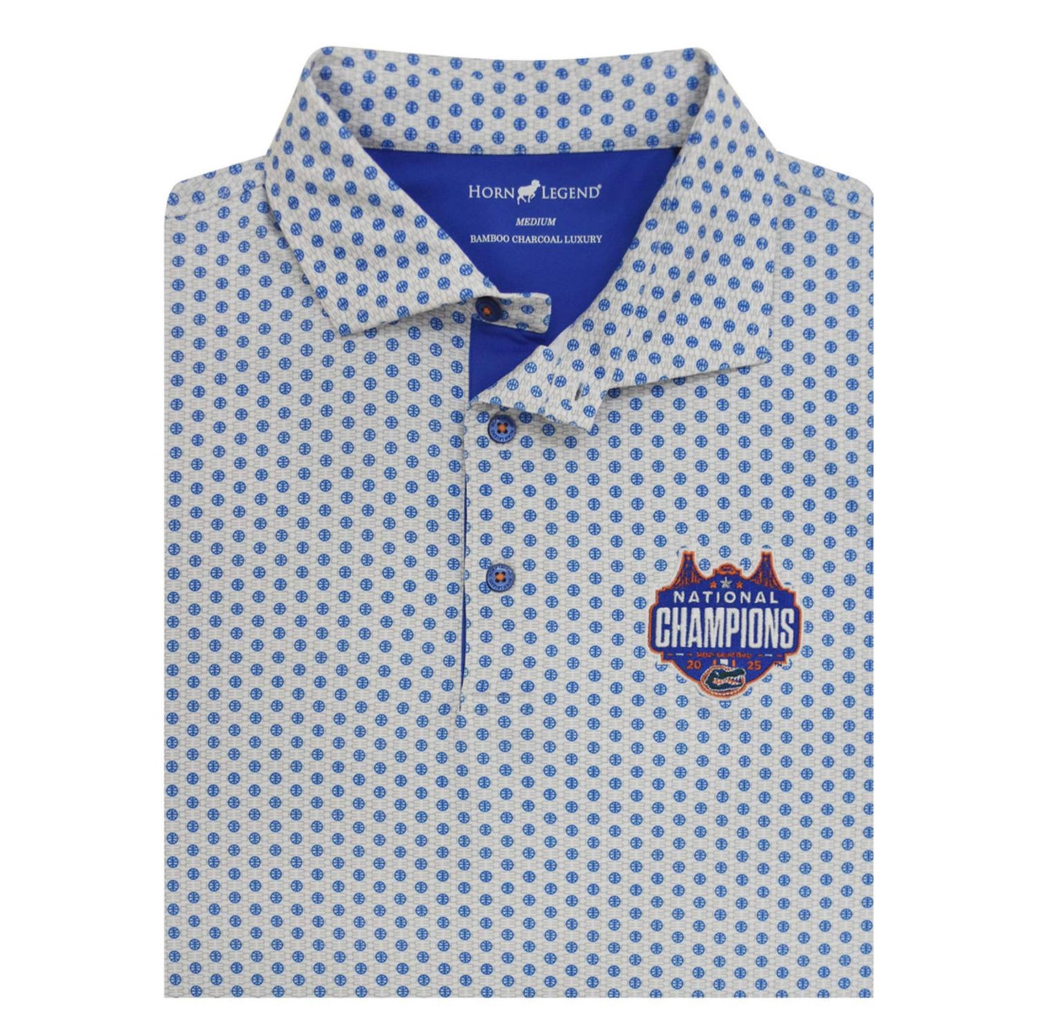 Gators 2025 Basketball National Champions Print Polo
