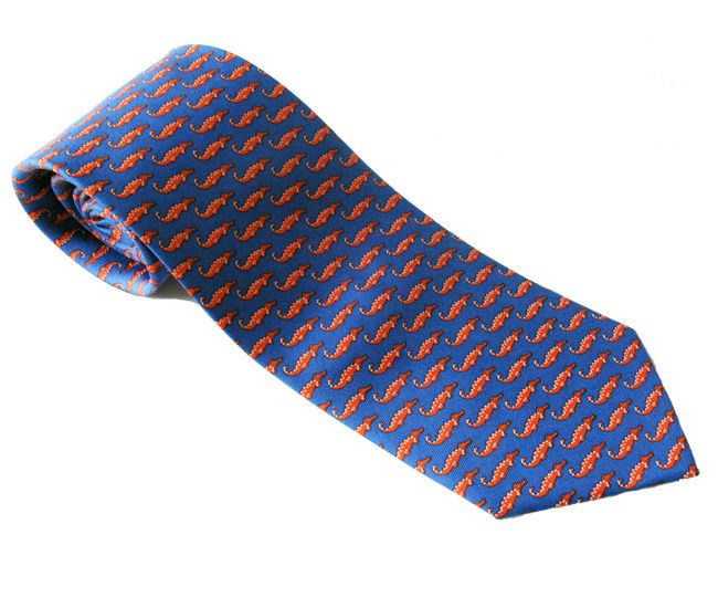 Florida Gators Blue Silk Tie