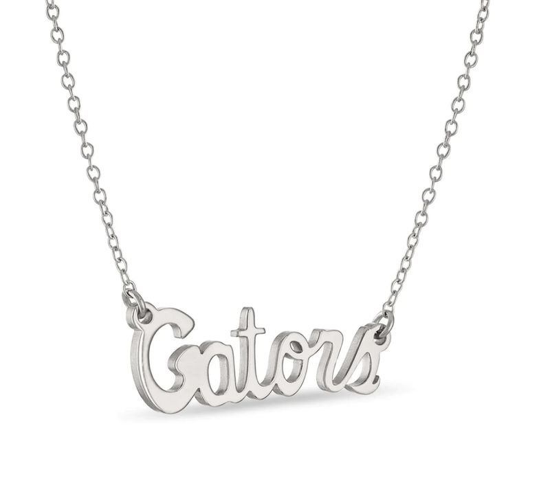Gators Script Logo Necklace