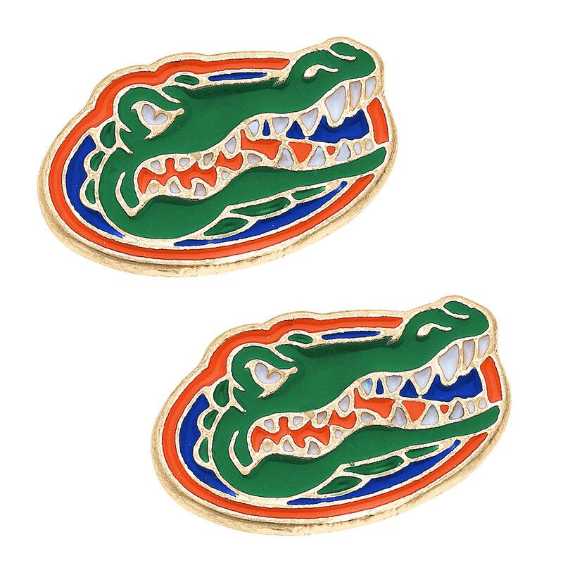 Florida Gators Enamel Stud Earrings