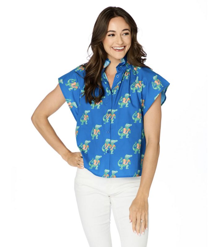 The Gators Poplin Blouse