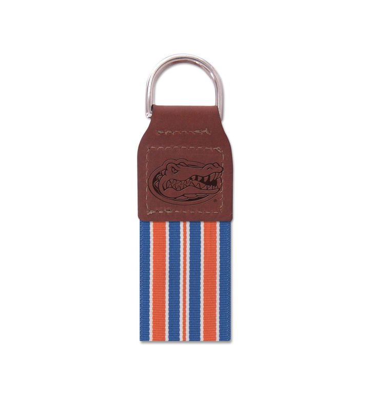 Gators Striped Keychain