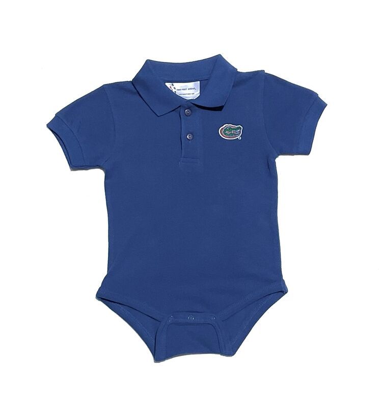 Gators Blue Polo Onesie