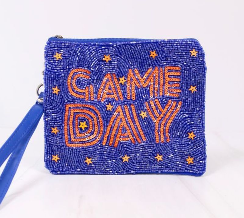 Gameday Beaded Wristlet