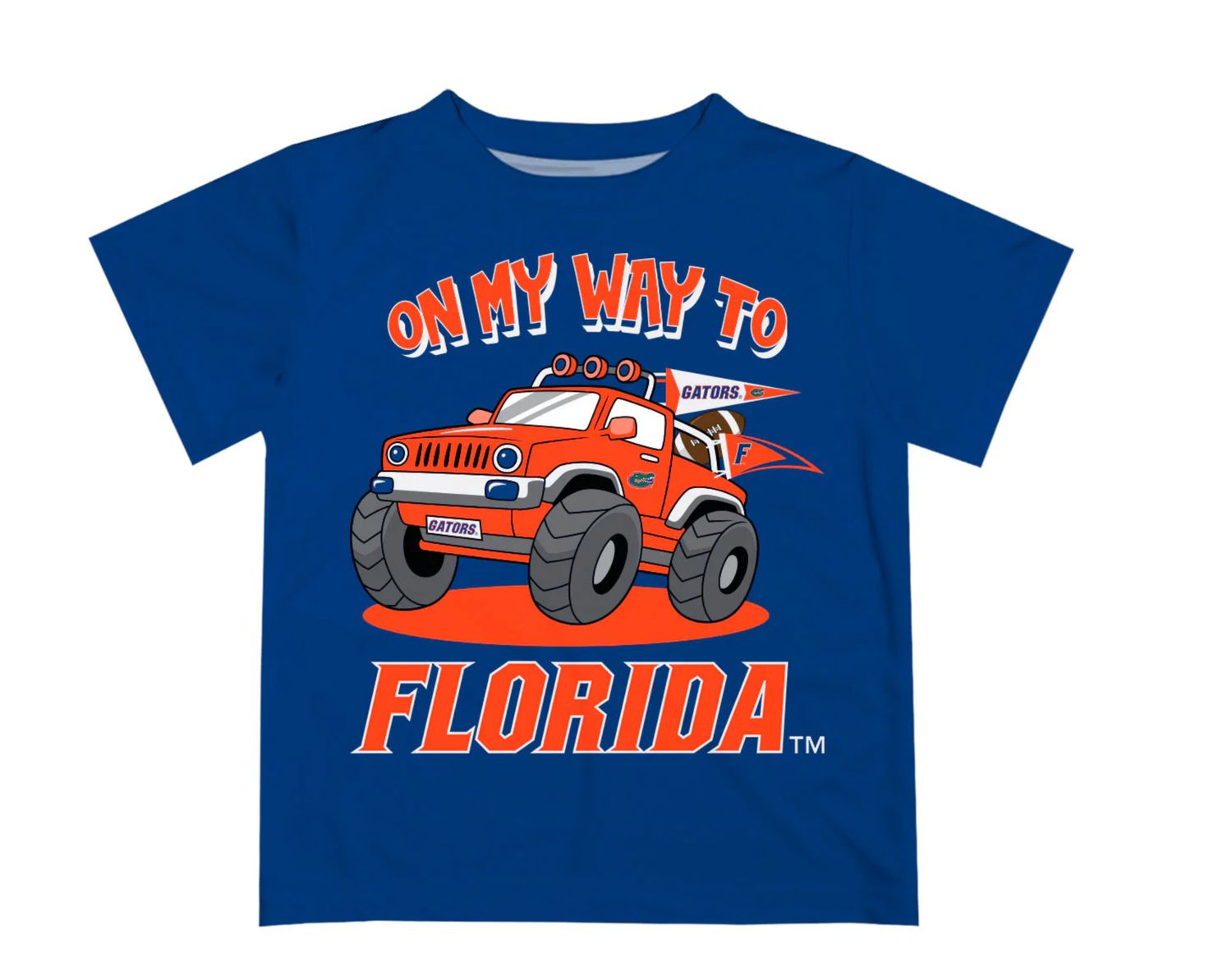 Monster Truck Boys Short Sleeve Tee