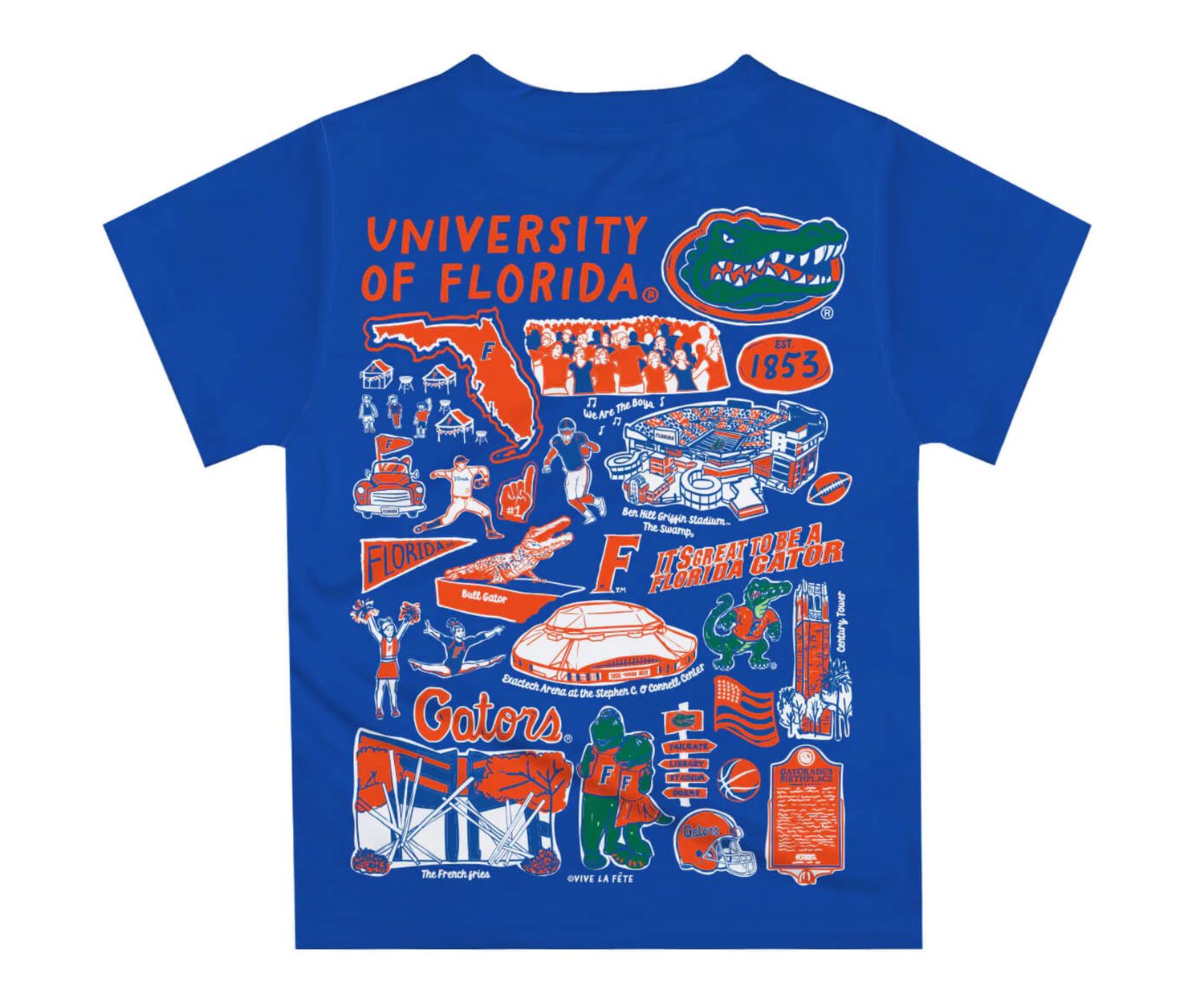 Florida Gators Artwork Tee Shirt