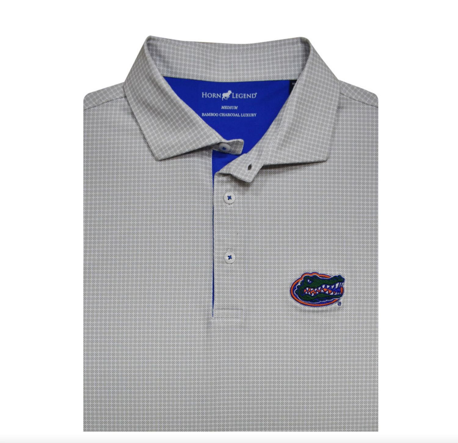 Gators Gray Logo Polo
