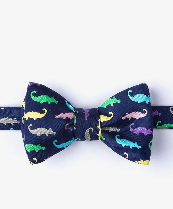 Later Gator Navy Blue Tie