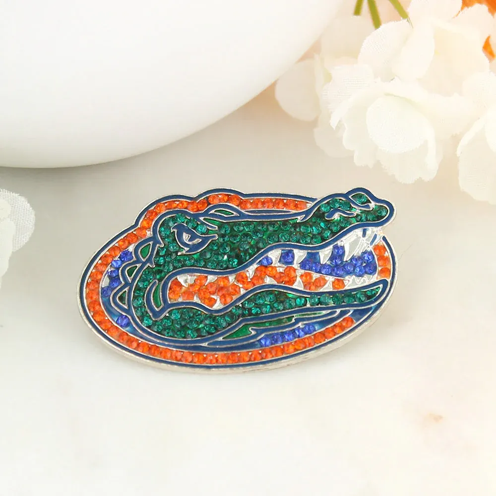 Florida Crystal Logo Pin