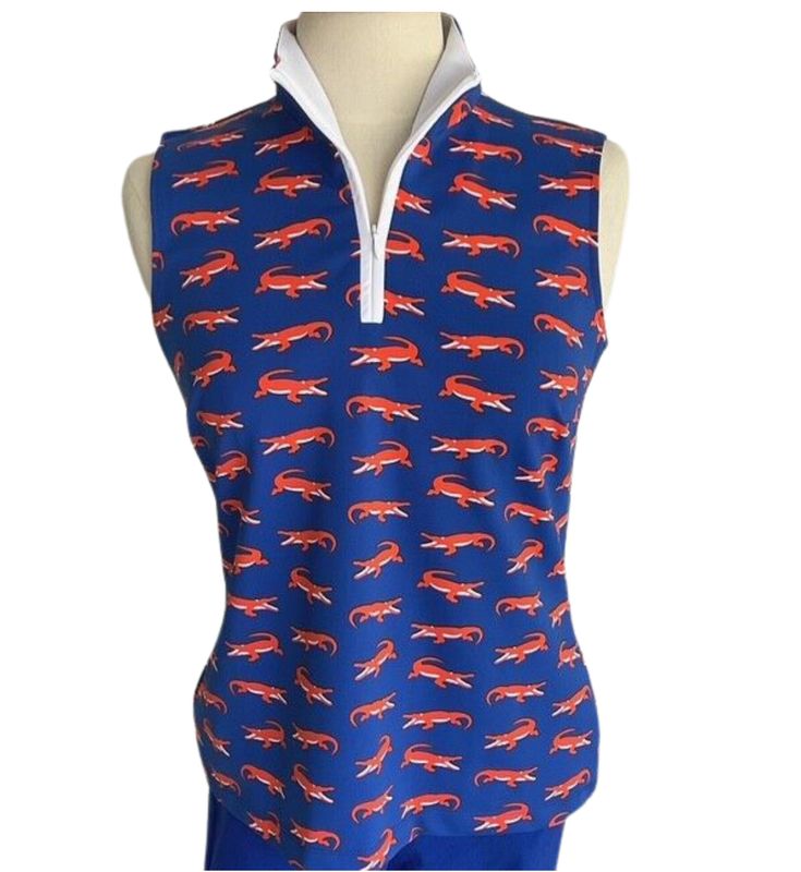 Britt Sleeveless Gator Top