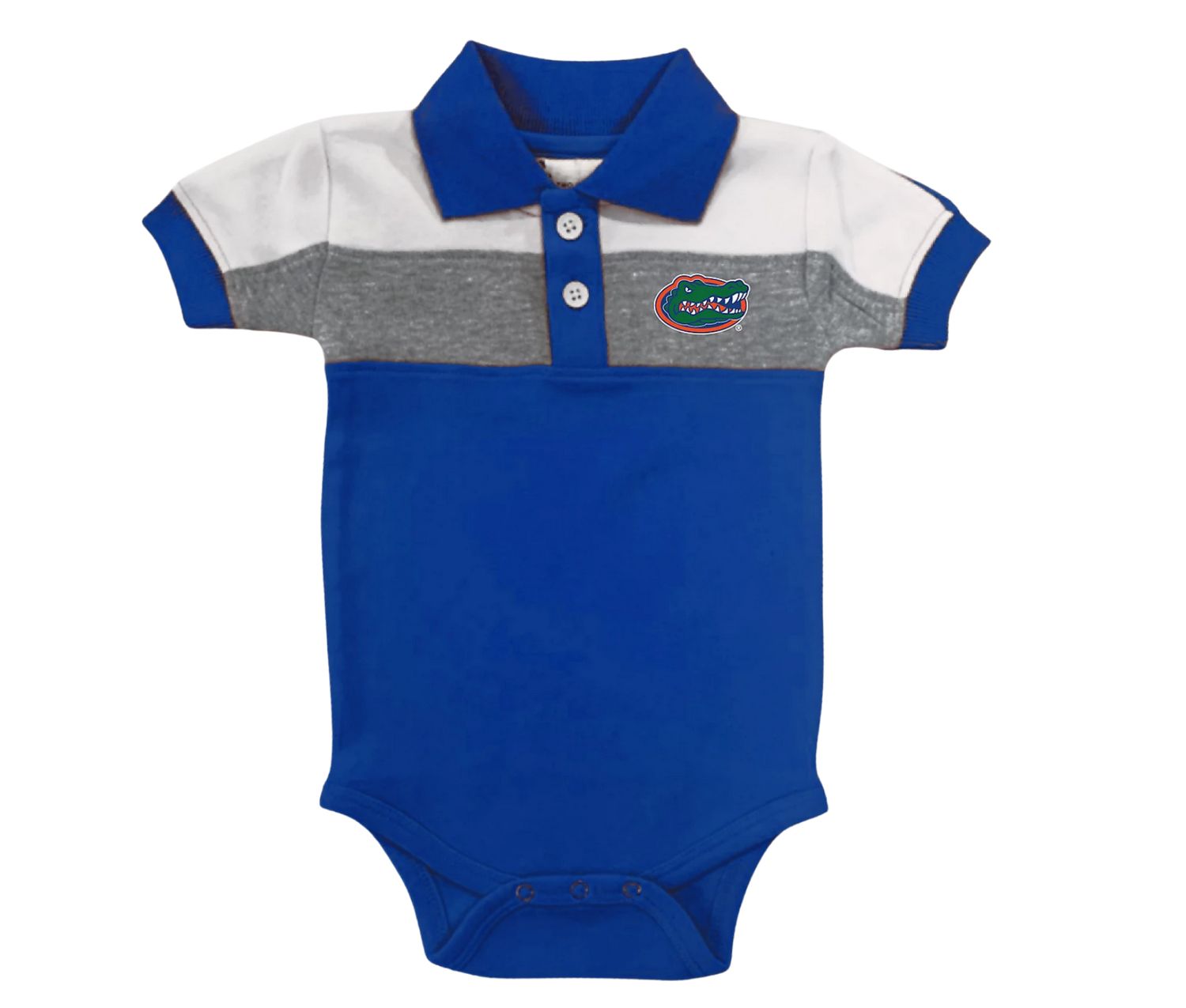 Florida Blue Block Polo Onesie