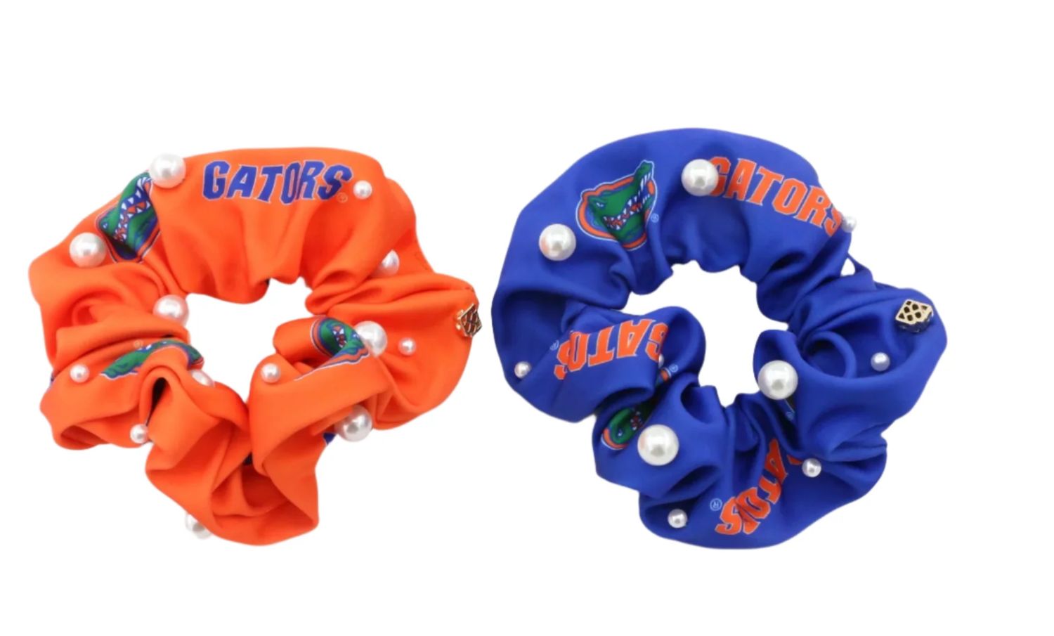 Florida Orange and Blue Dual Scrunchies