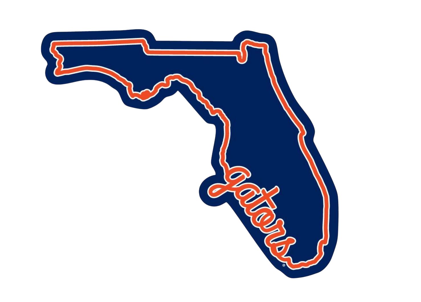 Gators Script State Decal