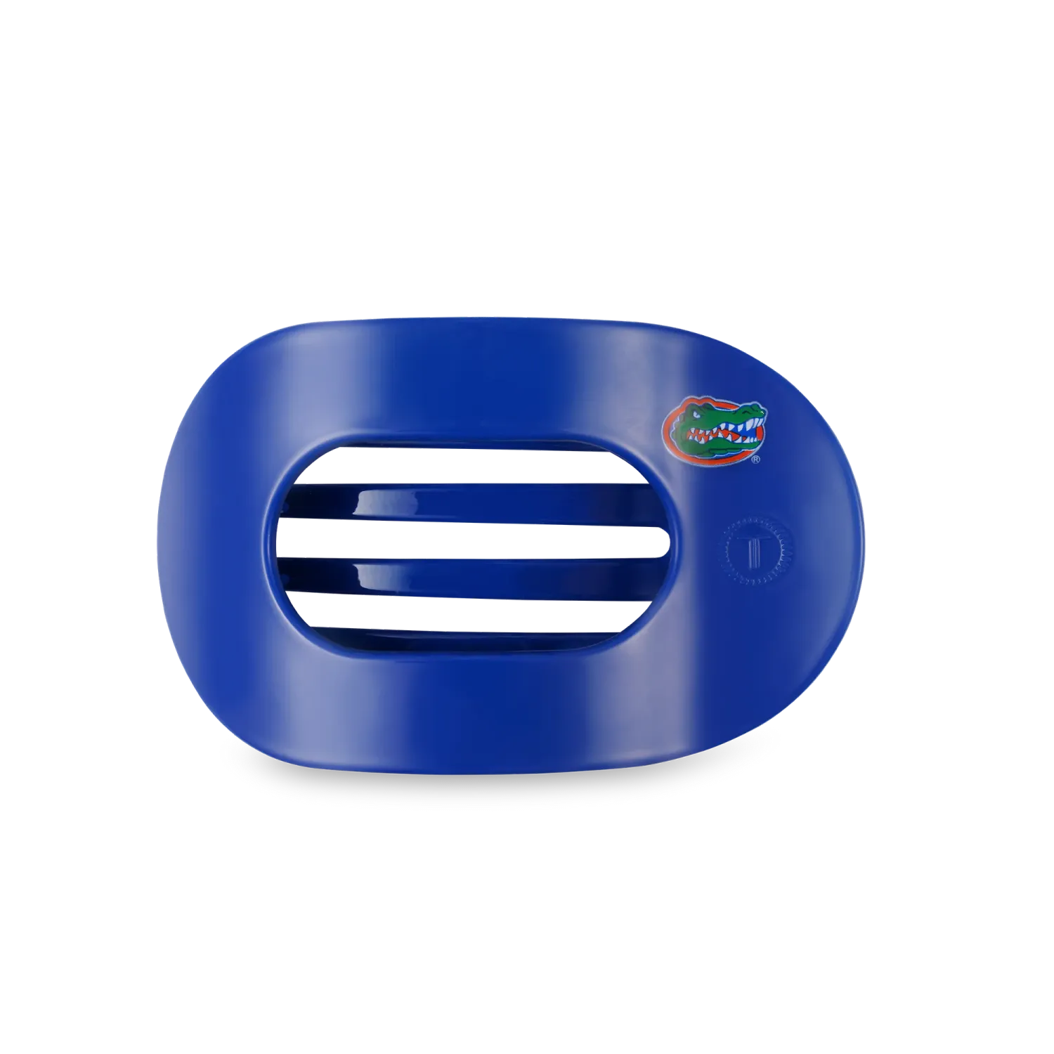 Gators! Flat Round Blue Hair Clip