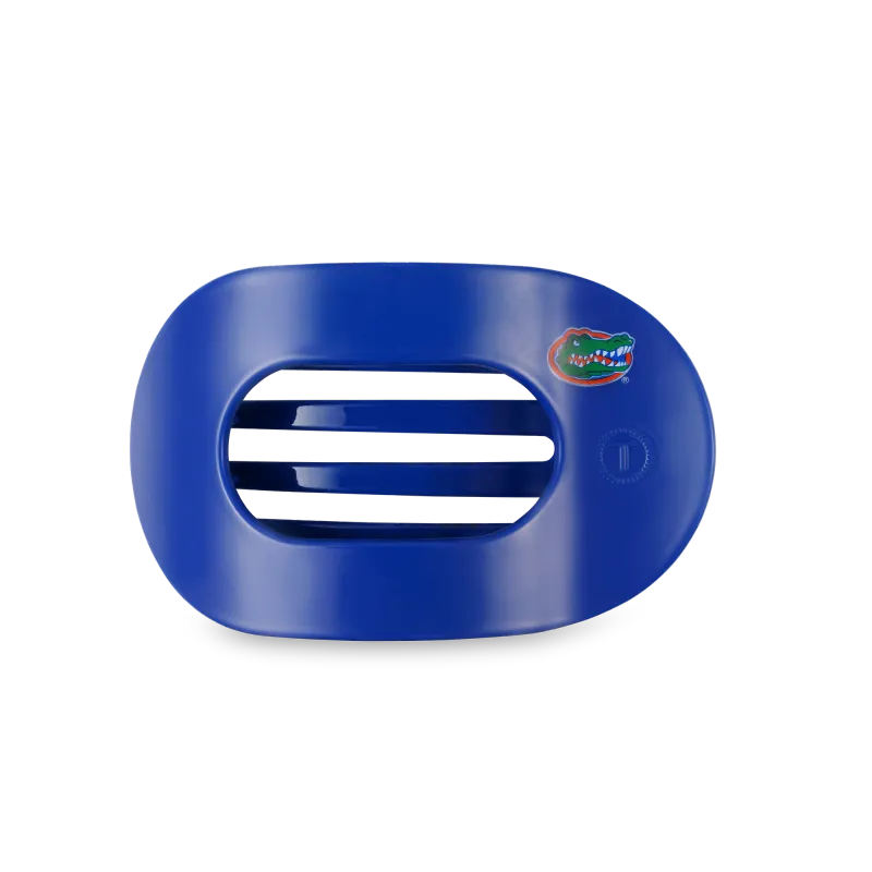 Gators! Flat Round Blue Hair Clip