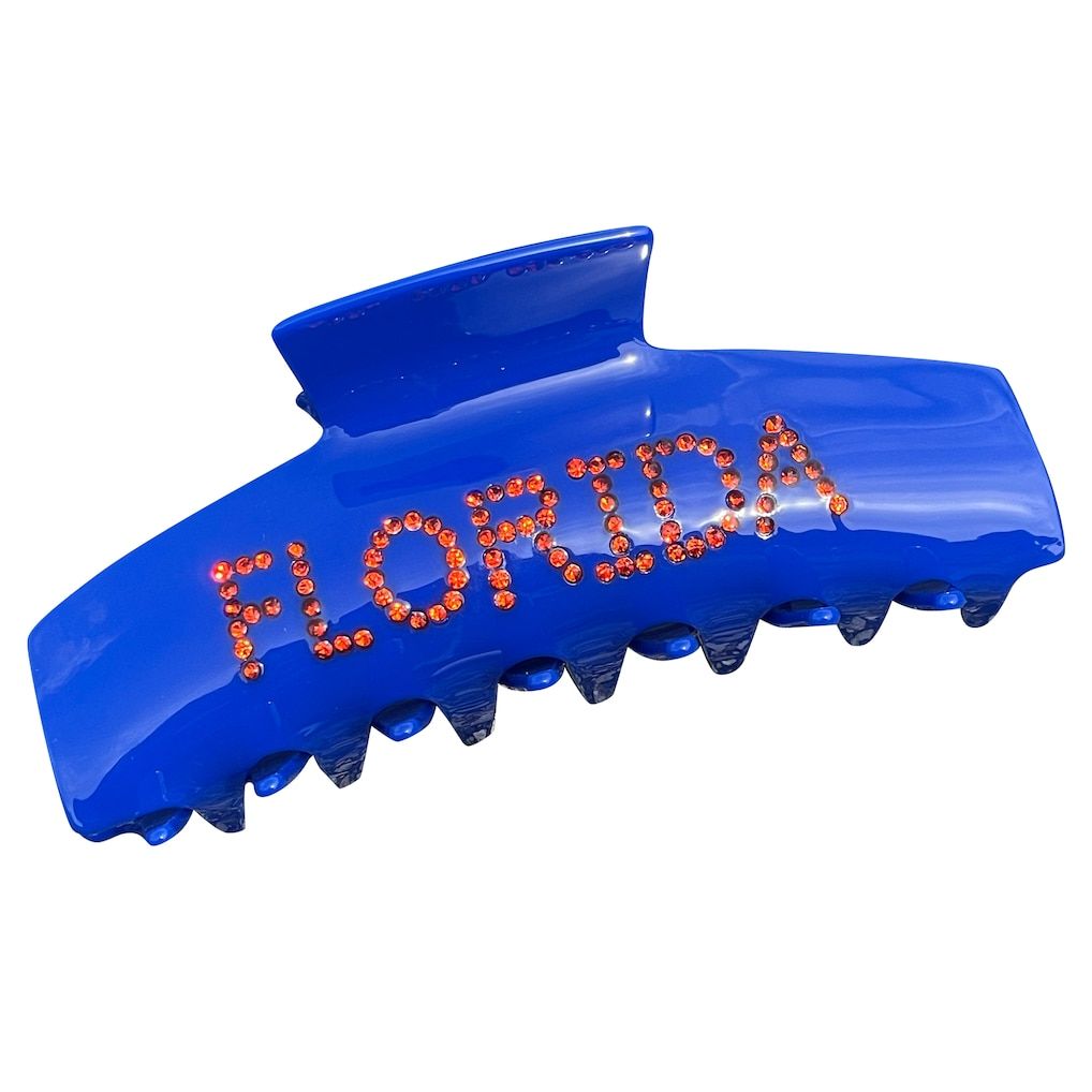 Gators Rhinestone Claw Hair Clip