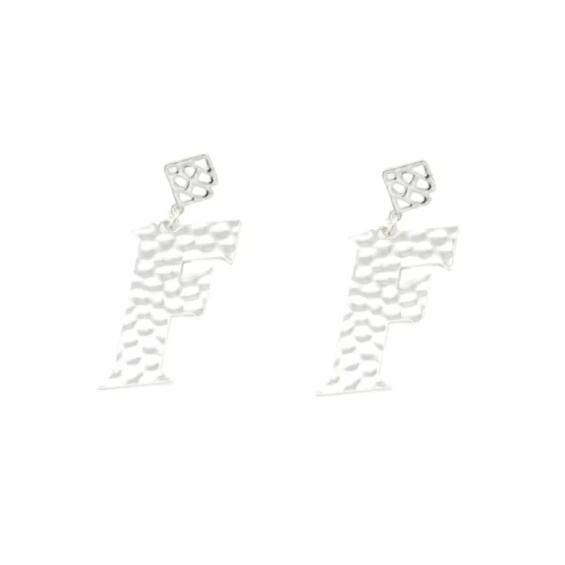 Gators Silver Logo Earring with BC Logo