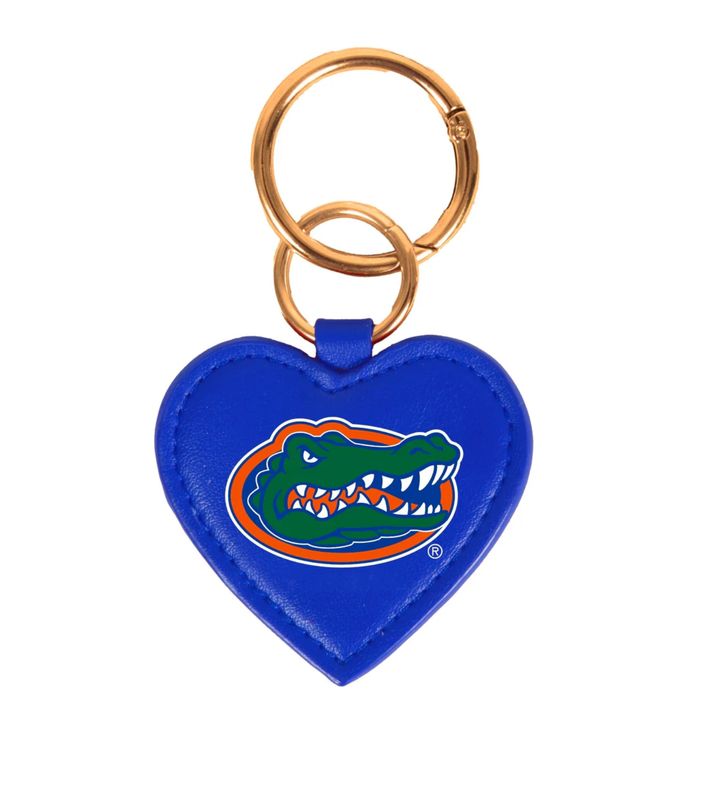 Florida Gators Heart Purse Charm-Key Ring