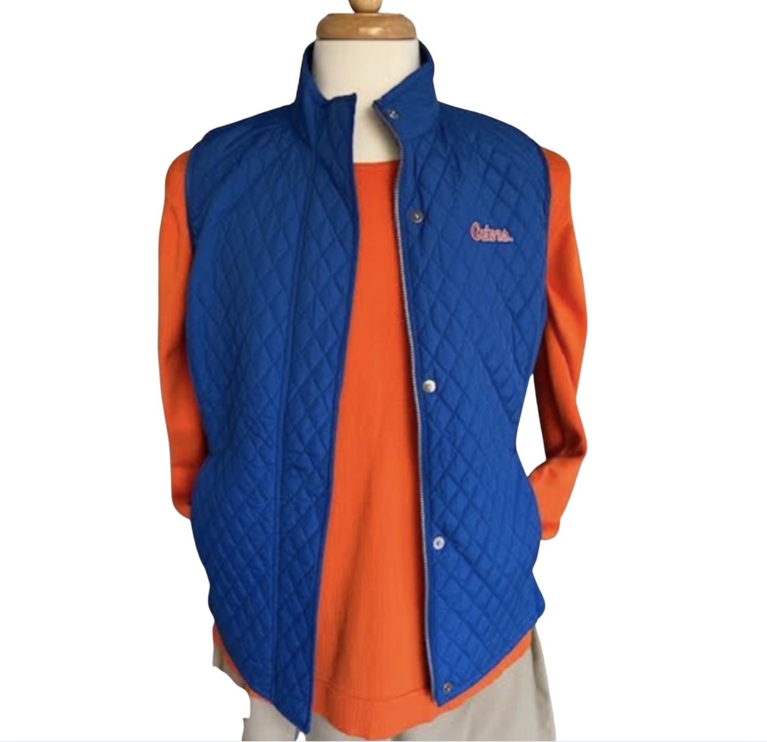 Blue Women's Gator Logo Vest