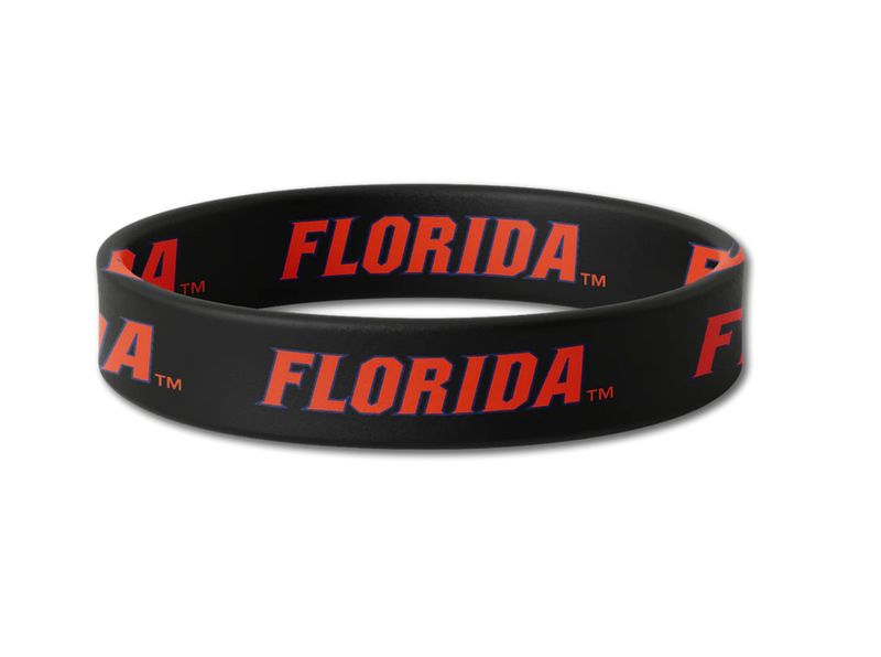 Florida Gators Word Mark Black Hair Tie Bracelet