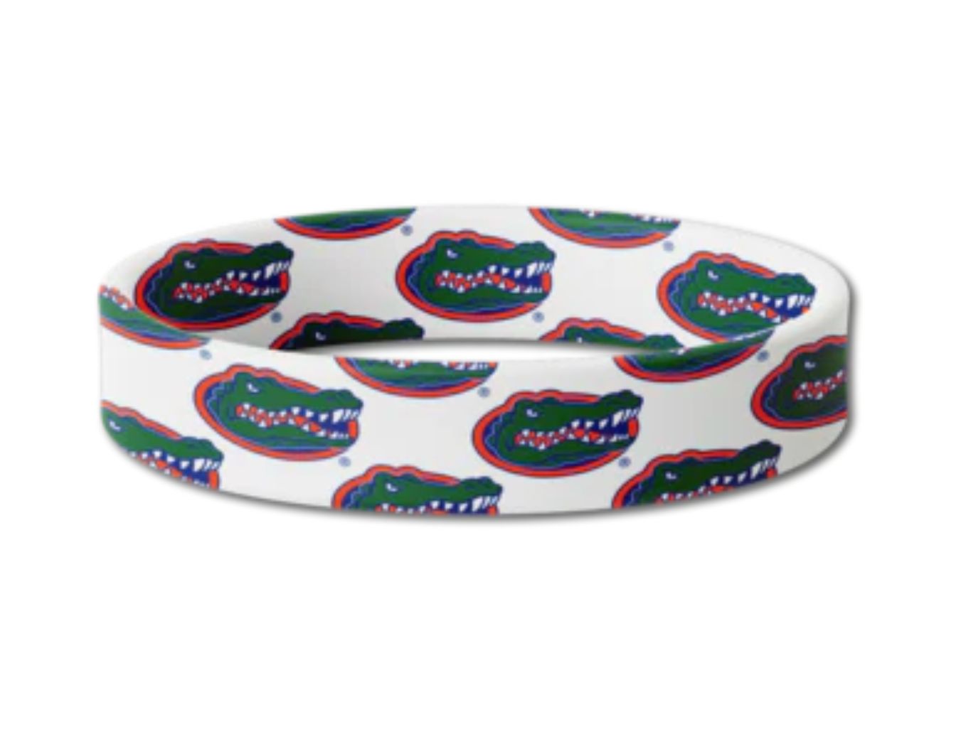 Florida Gators Logo White Hair Tie Bracelet