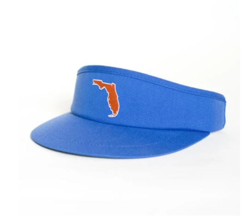 Florida Gainesville Gameday Golf Visor Blue