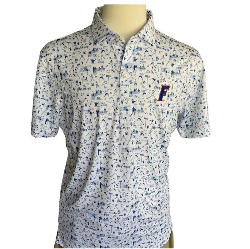Florida Ballpark Printed Performance Jersey Polo