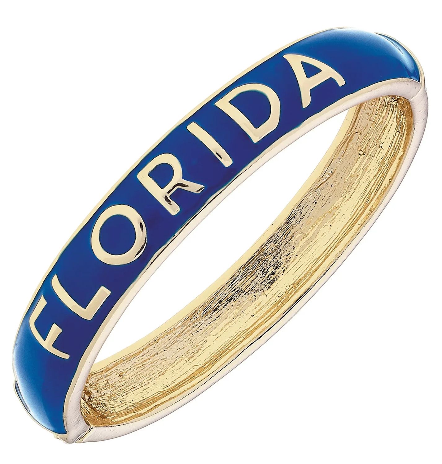 Florida Gators Sculpted Enamel Hinge Blue Bangle