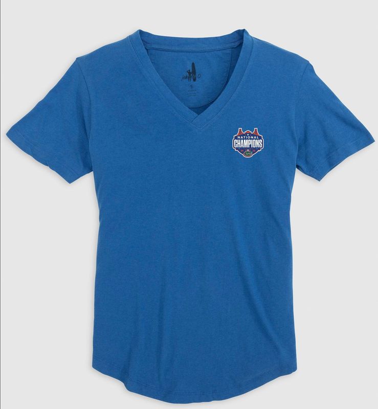 Women's Florida V-Neck 2025 Men's College Basketball Champions