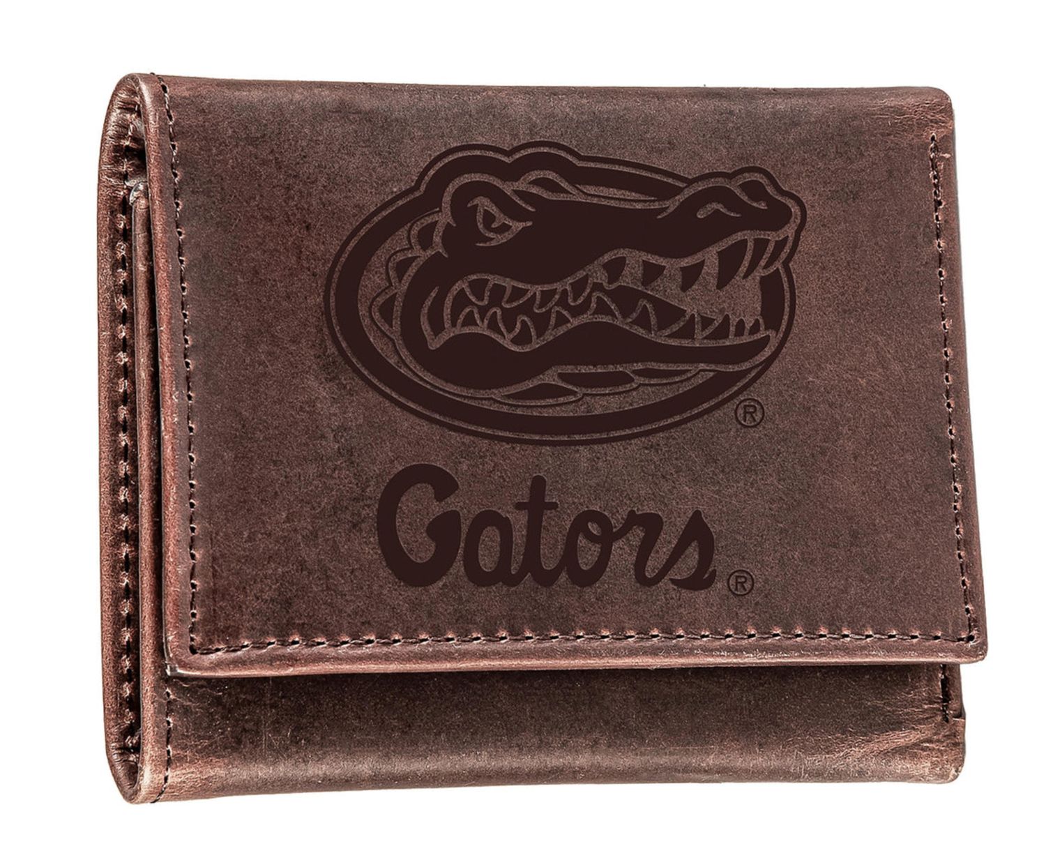 Florida Gators Trifold Leather Wallet