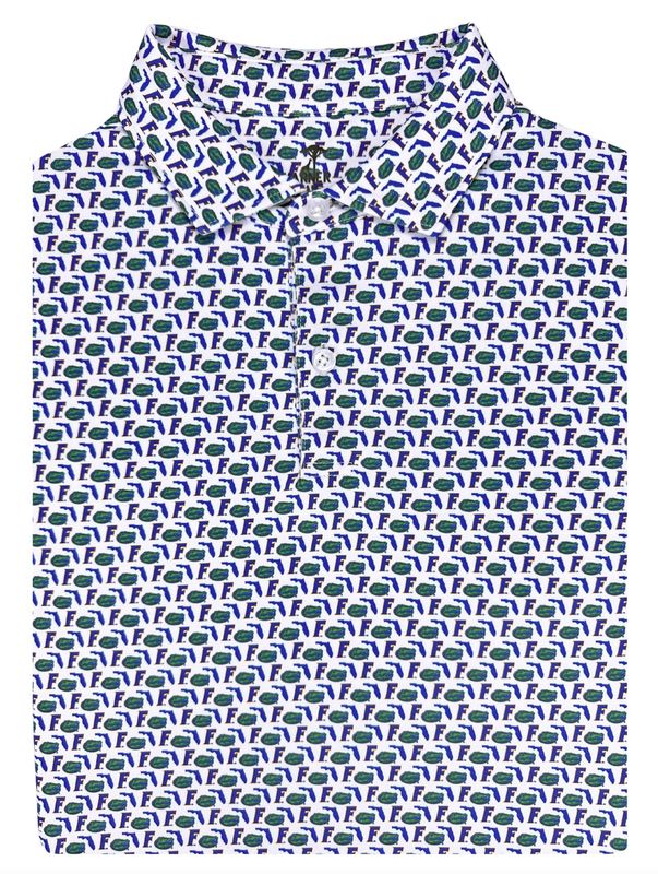 The Old Florida Print Polo