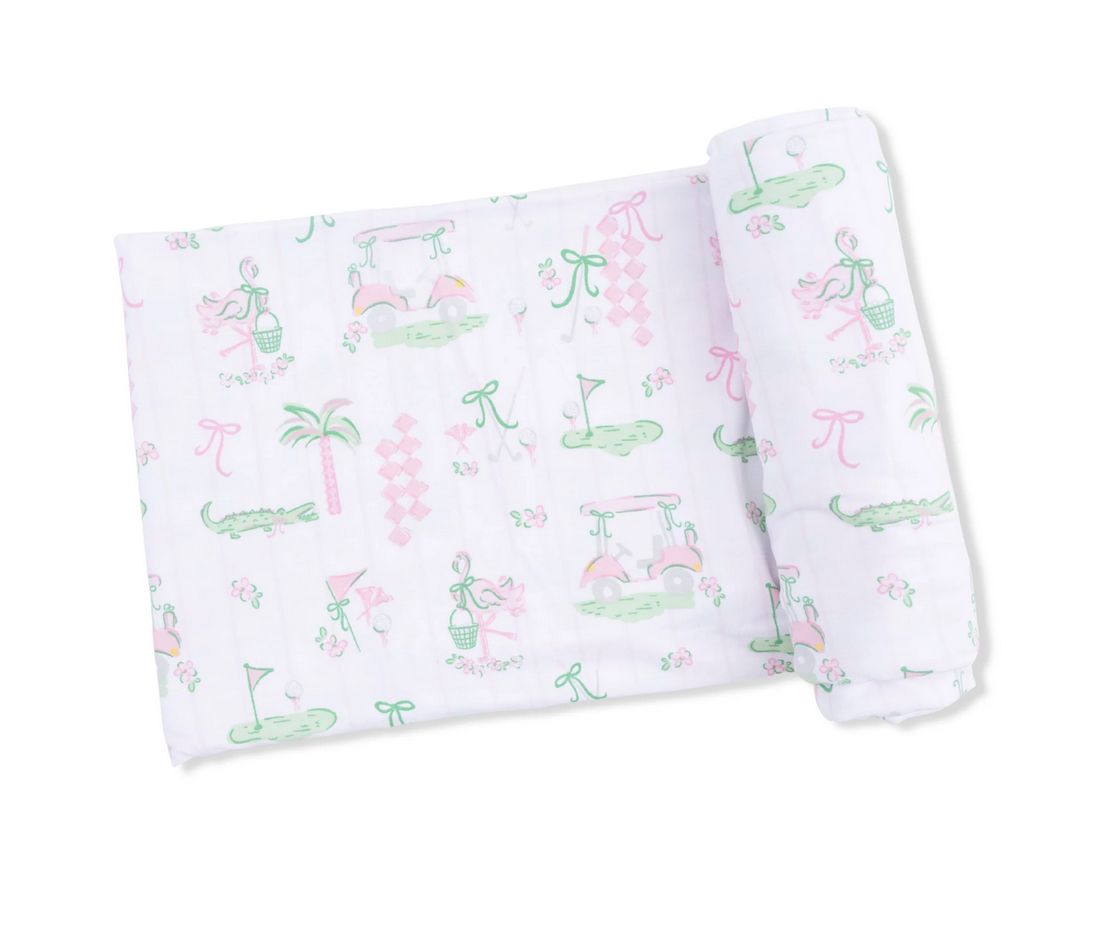 Swaddle Blanket Pretty Golf