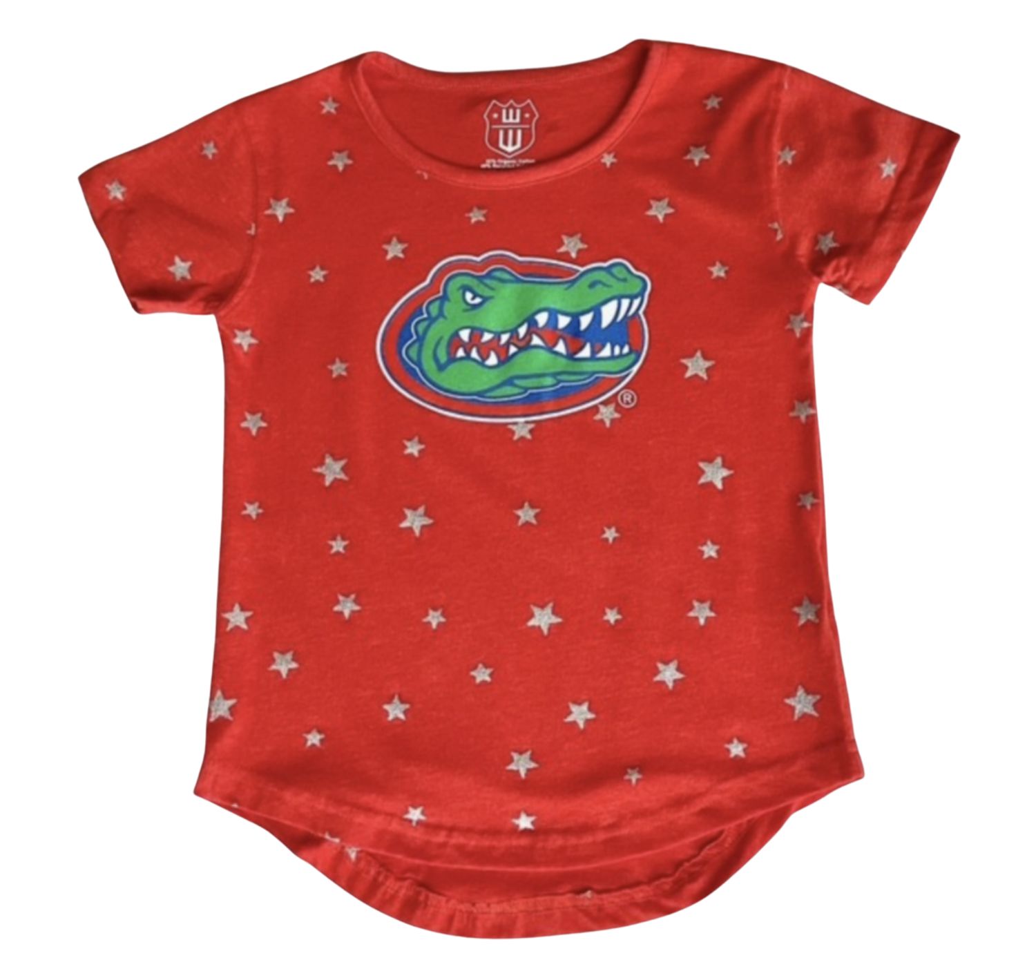 Girl's Blue Star Logo Top