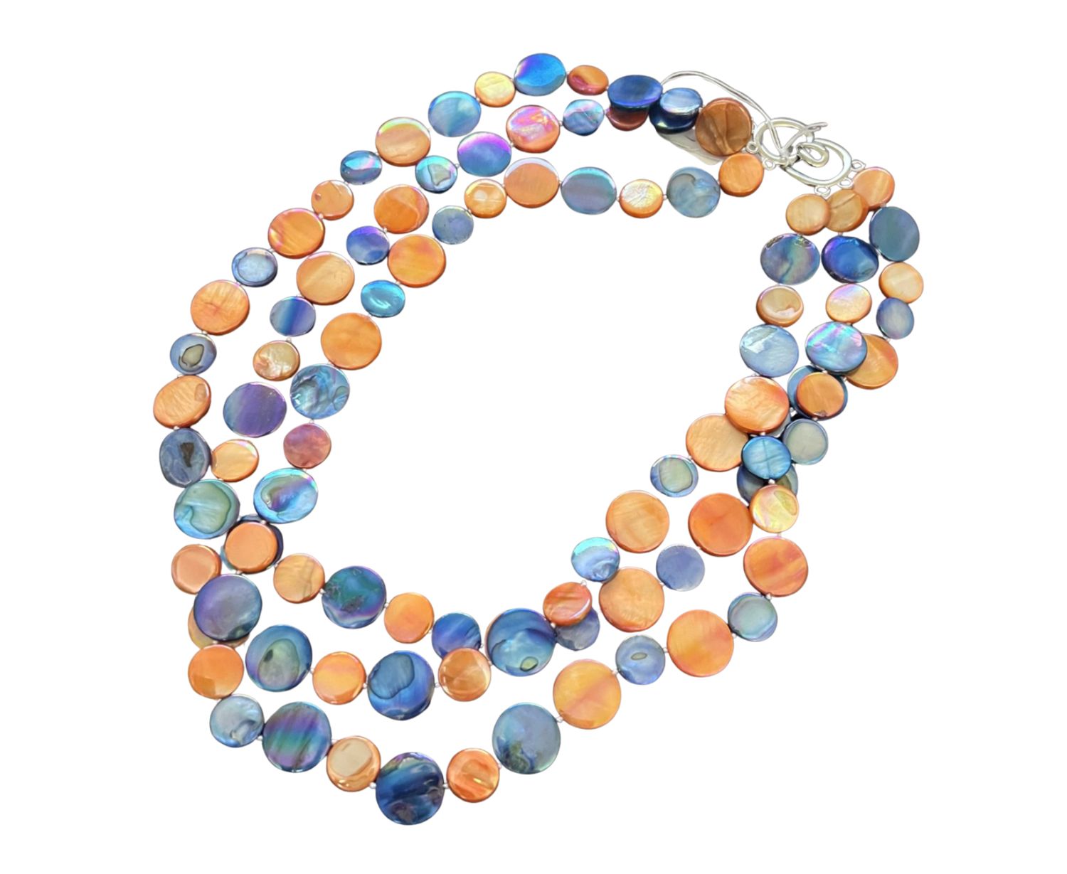 Mother of Pearl Triple Row Necklace