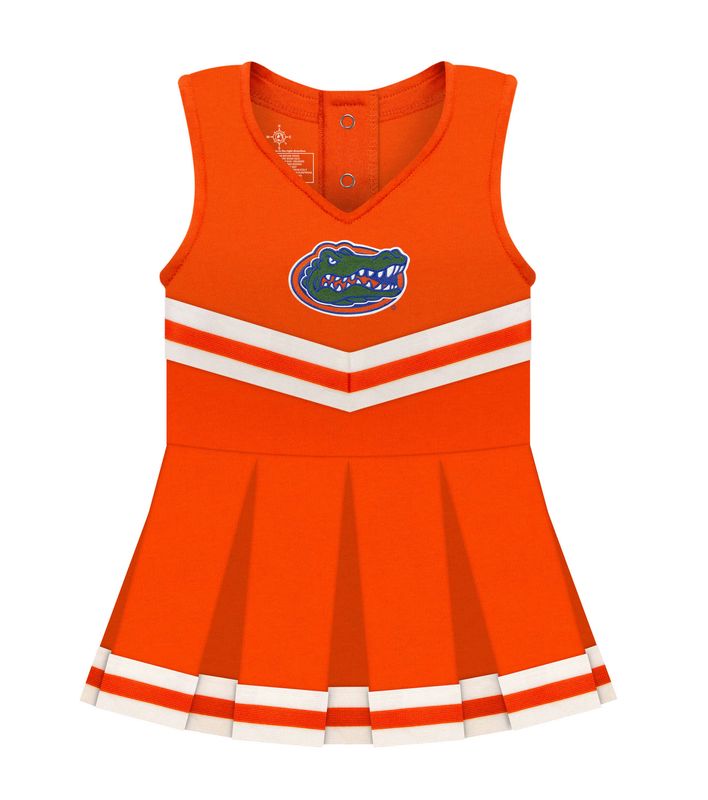 Gators Cheerleader Orange Bodysuit Dress