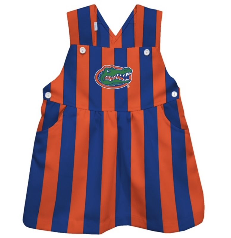 Florida Girls Toddler Striped Overall Dress