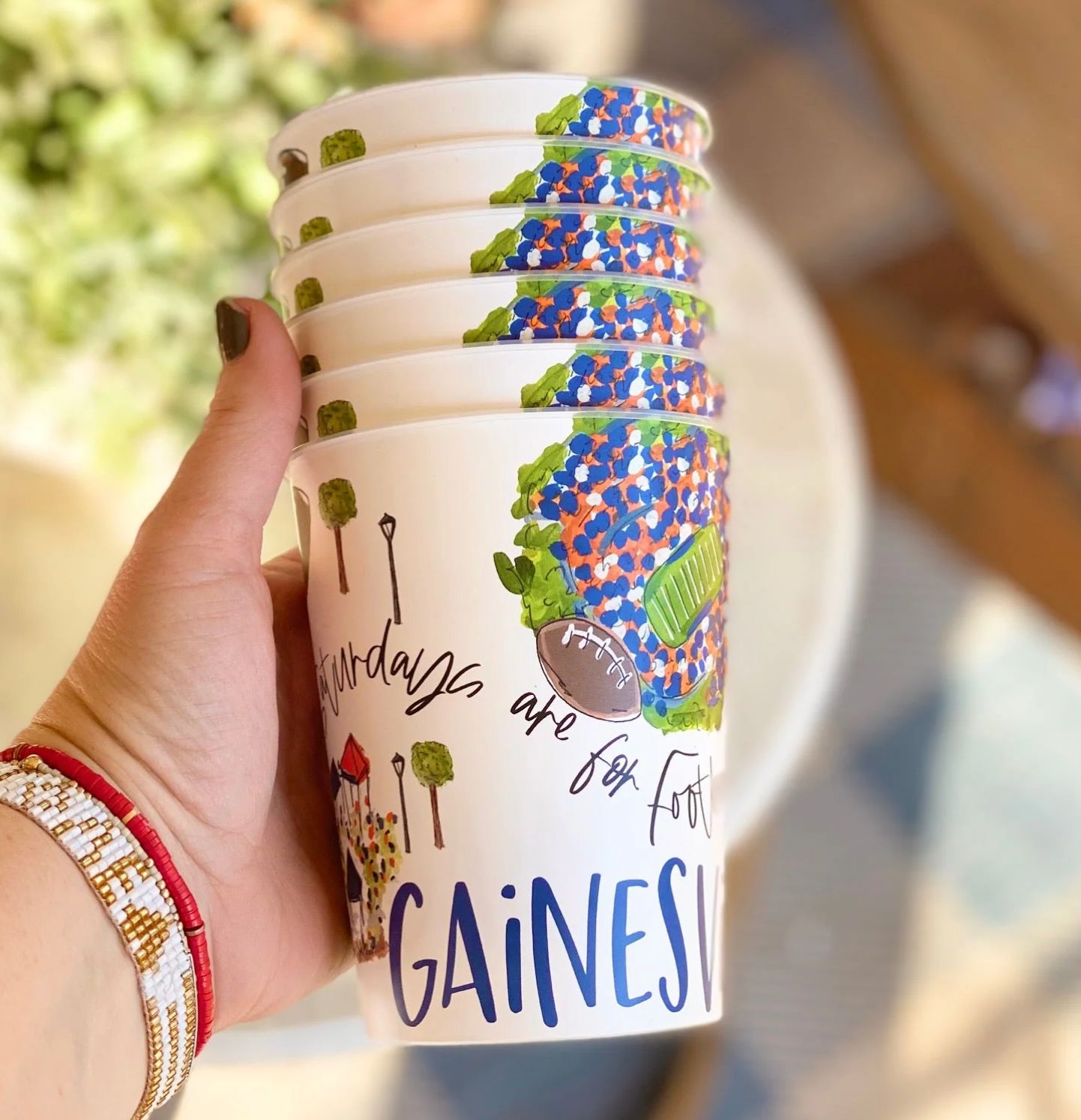 Gainesville Game Day Reusable Party Cups