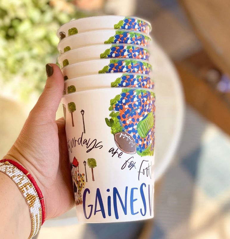 Gainesville Game Day Reusable Party Cups