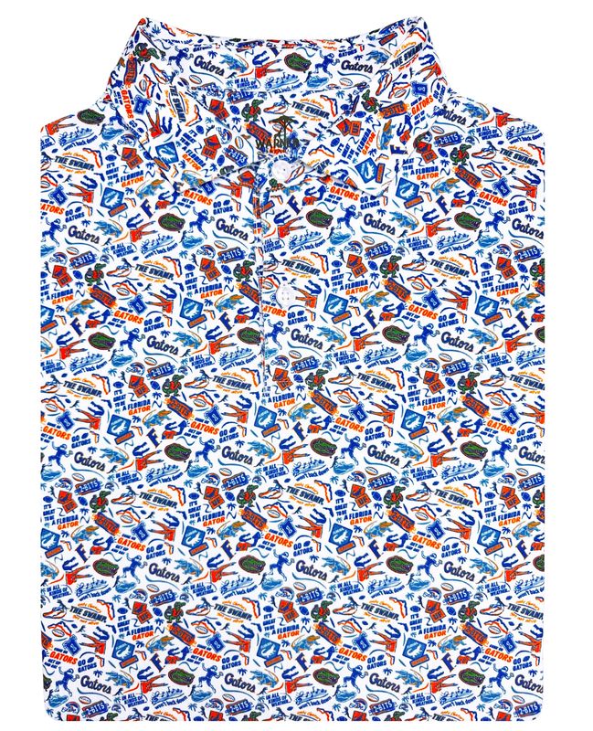 The UF Gator Gameday Print Polo