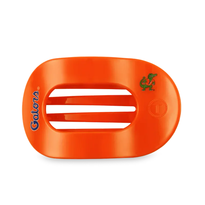 Gators Medium Flat Round Orange Hair Clip