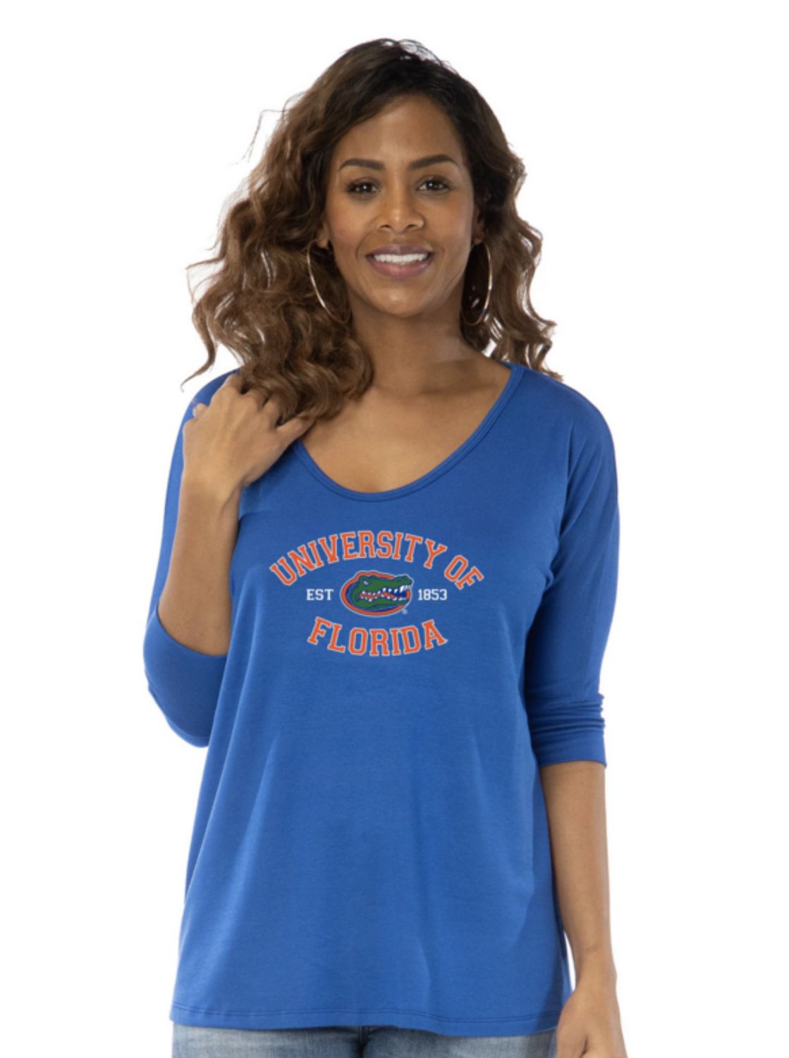 Gators Blue Tamara Top