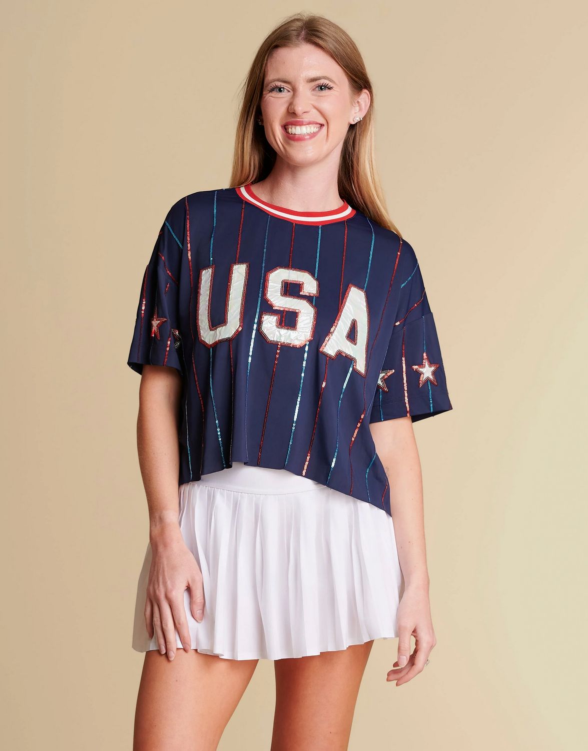 The All-American Sequin Tee