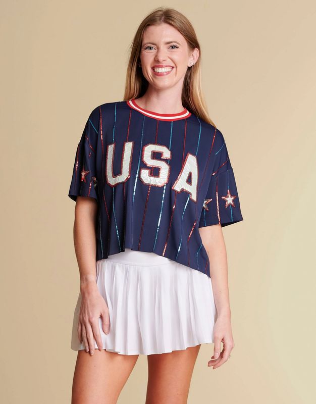 The All-American Sequin Tee