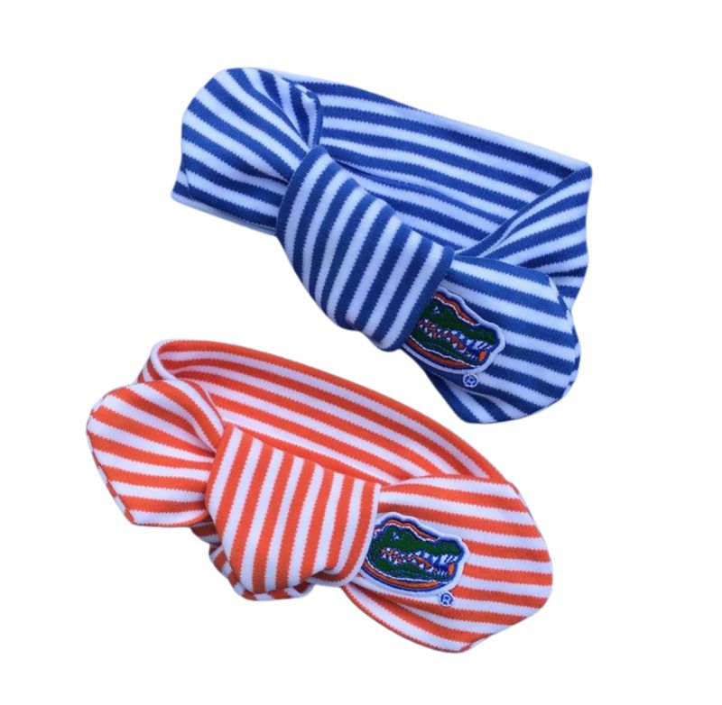 Baby Gator Hair Knot Stripe Headbands