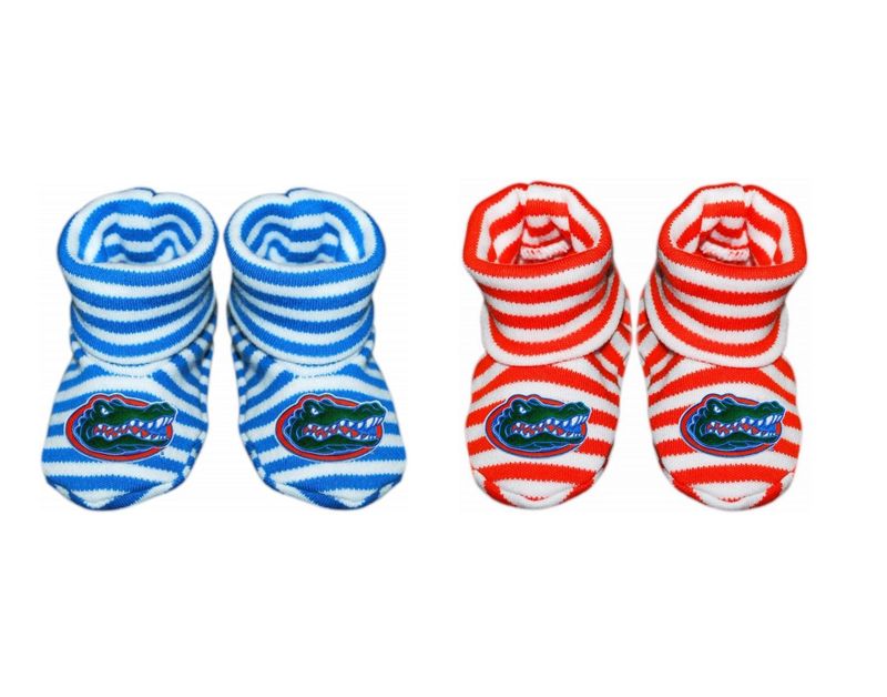 Baby Gator Stripe Booties